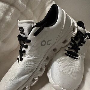 On Running White and Black Sneakers